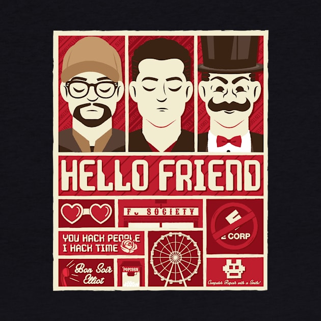 Hello Friend by Oneskillwonder